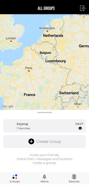 Create account form Android Screenshot